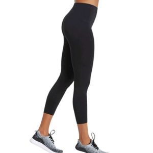 NWT Spanx High Waist Cropped Seamless Look At Me Now Leggings Black Plus Sz 1X